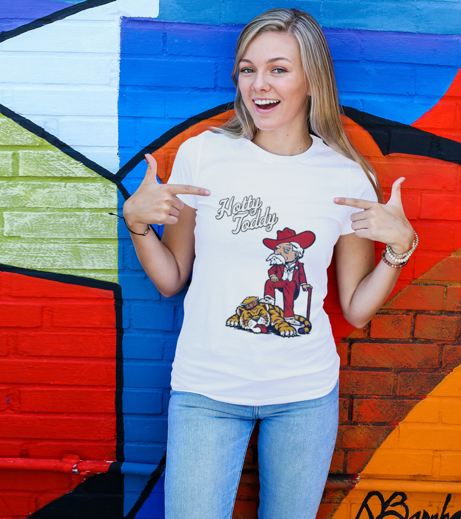 Hotty Toddy Ole Miss Mascot Triumph Over LSU Tiger 2026 T-Shirt