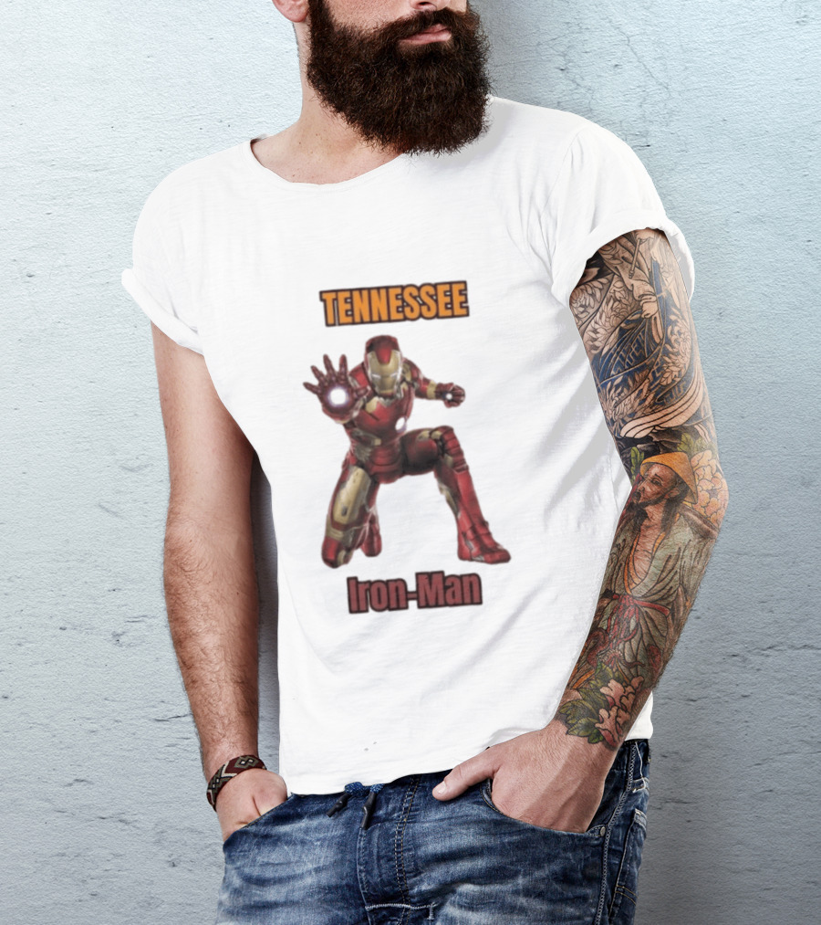 Tennessee Iron Man SEC Superheroes Vols T-Shirt