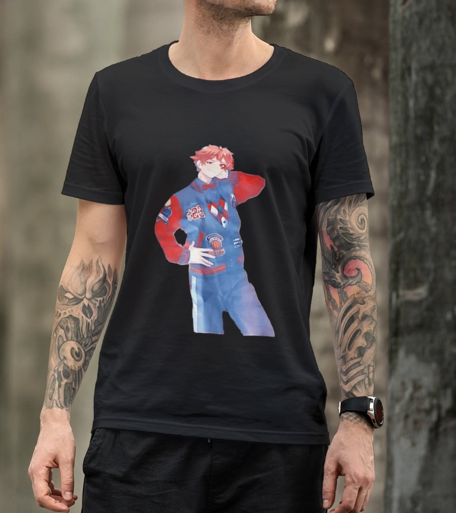 Ace Trappola Twisted Wonderland NRC Basketball Varsity Number 23 T-Shirt