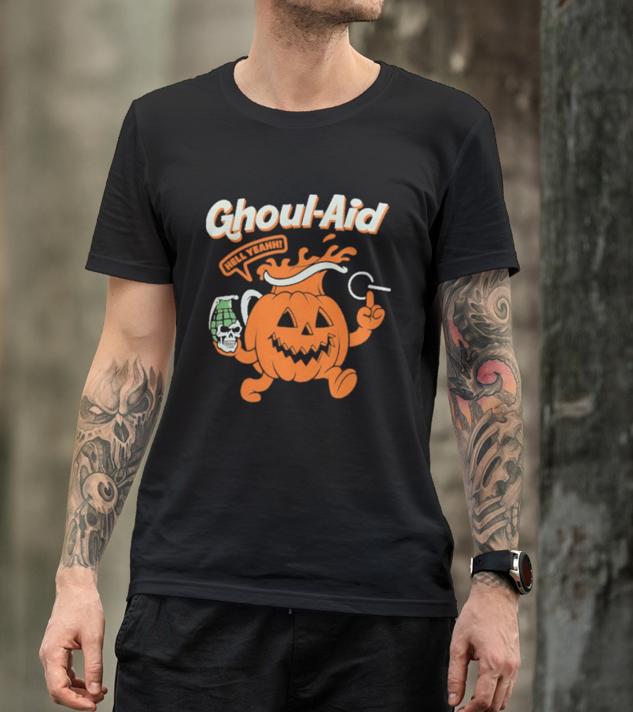 Ghoul Aid Oh Yeah Halloween Pumpkin T-Shirt
