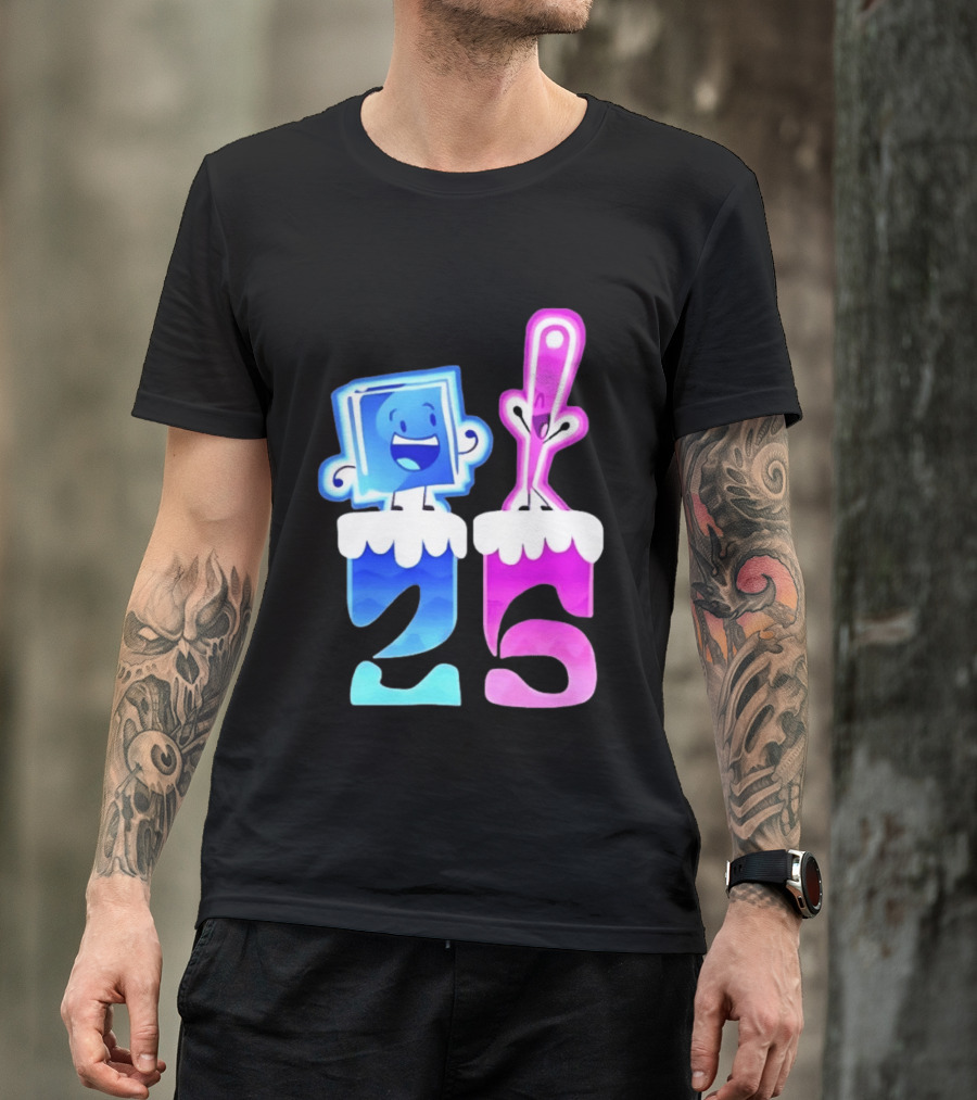 Ice Cube And Needle Battle For Dream Island 25 T-Shirt