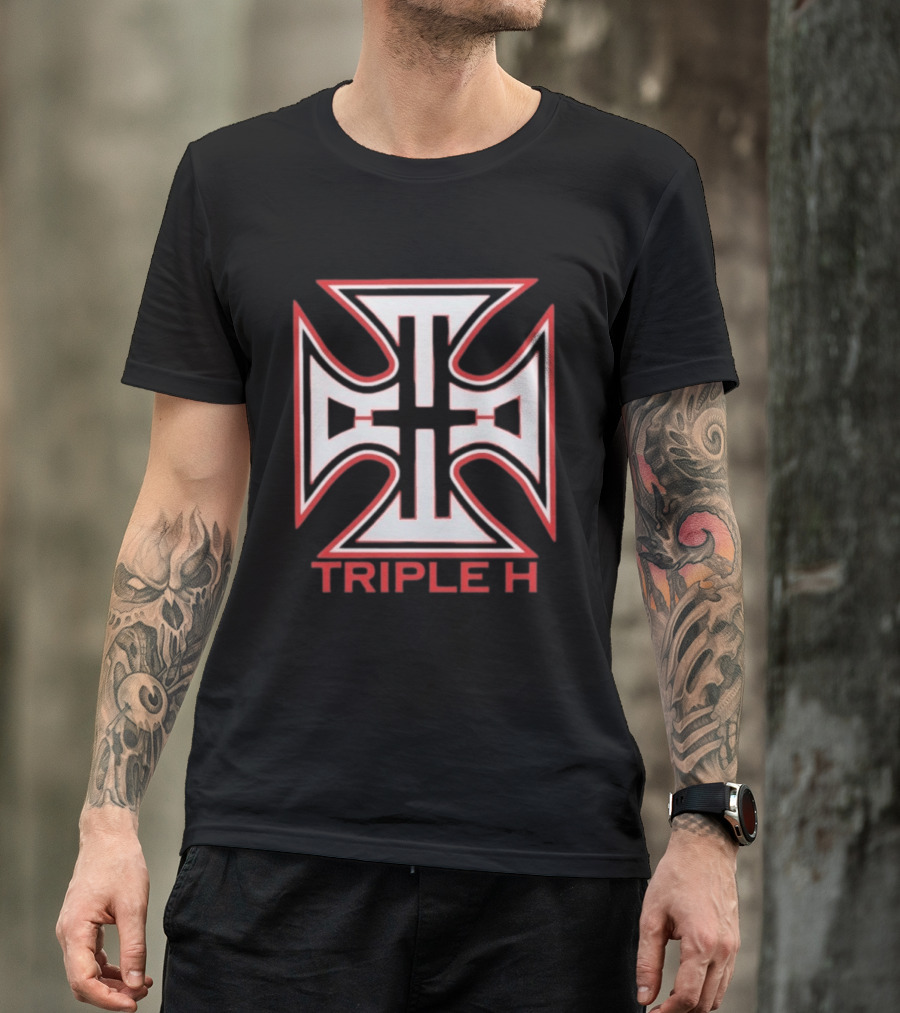 Triple H Iron Cross WWE Wrestling The Game T-Shirt