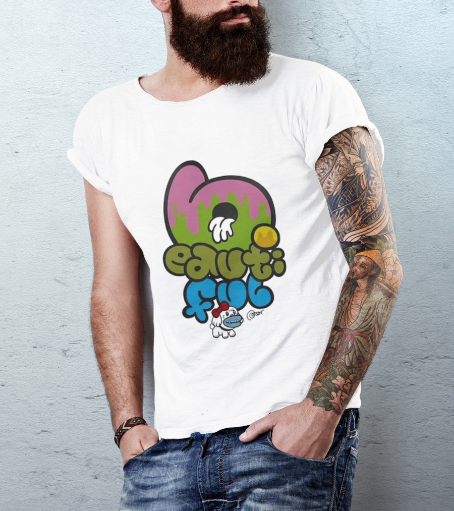 Beautiful Graffiti Melting Popsicle Drip T-Shirt