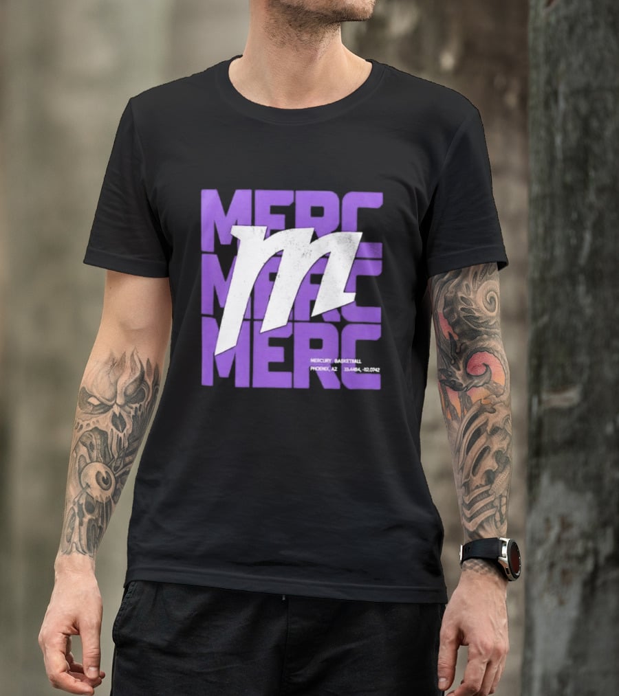 Phoenix Mercury X Factor MERC Basketball Team WNBA Arizona T-Shirt