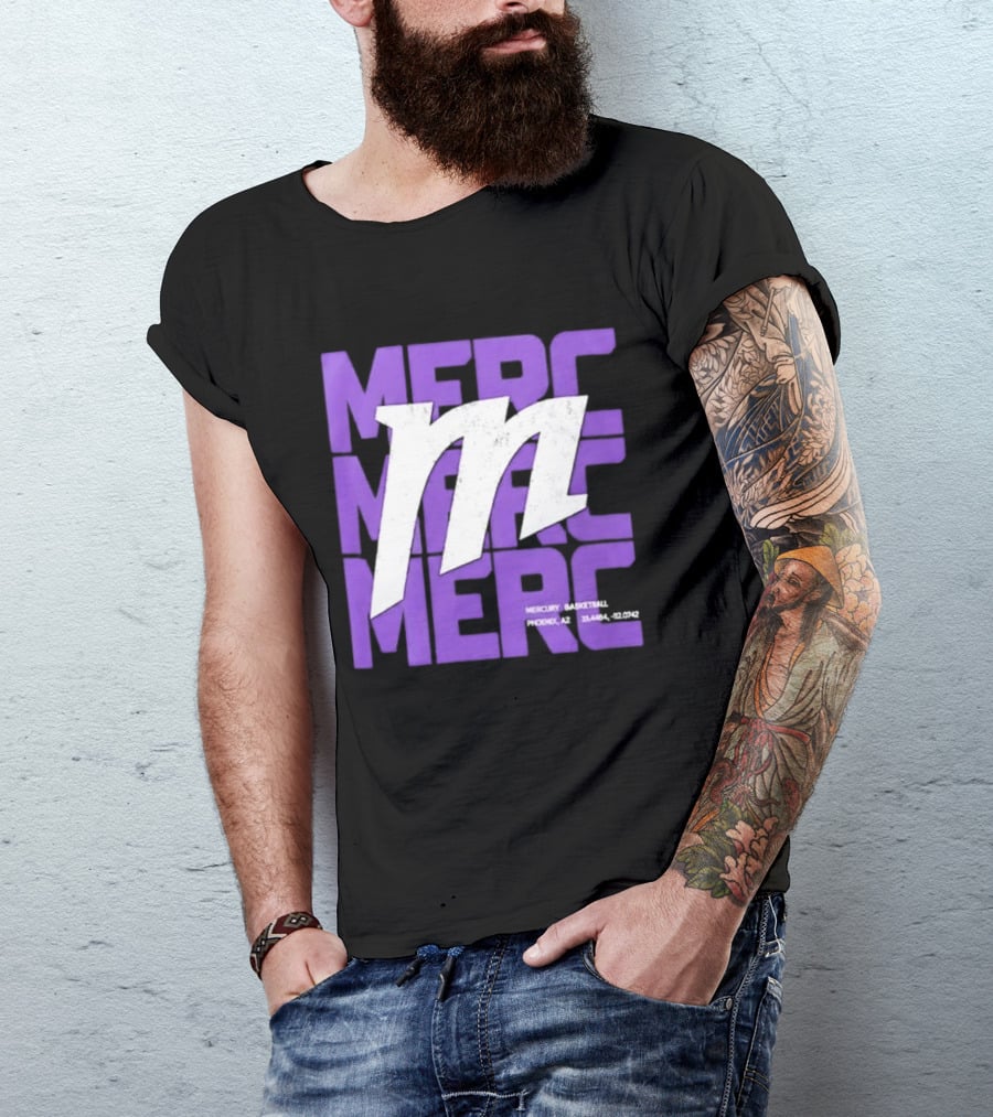 Phoenix Mercury X Factor MERC Basketball Team WNBA Arizona T-Shirt