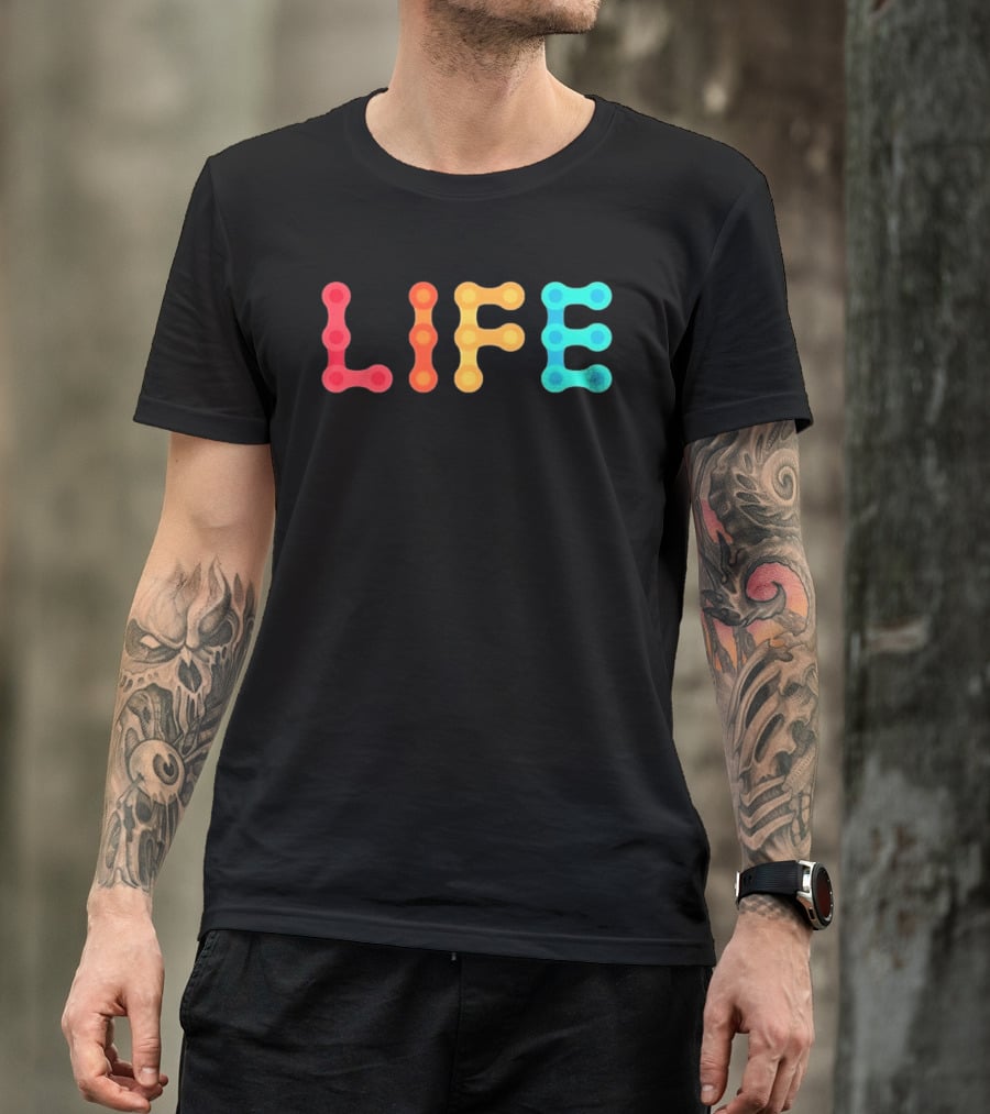 Life Bicycle Chain Cycling Bike Parts T-Shirt