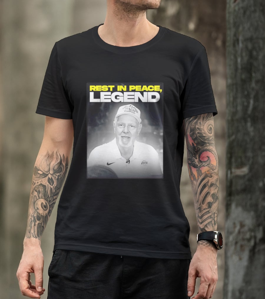 Rest In Peace Legend 1959 Champions Voice Of The Los Angeles Lakers T-Shirt