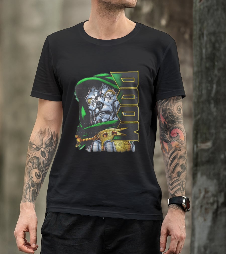 Doctor Doom Marvel Comics DOOM Villain 2 Sided T-Shirt