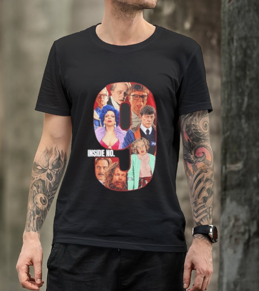 Inside No 9 TV Series Collage Reece Shearsmith Character Compilation T-Shirt