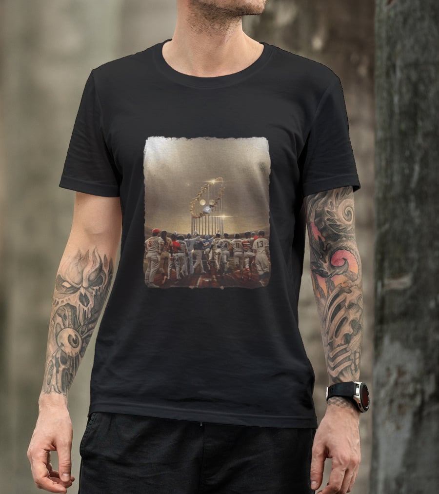 September Baseball Race To October Trophy MLB 2026 Players Journey Toward Championship Glory T-Shirt