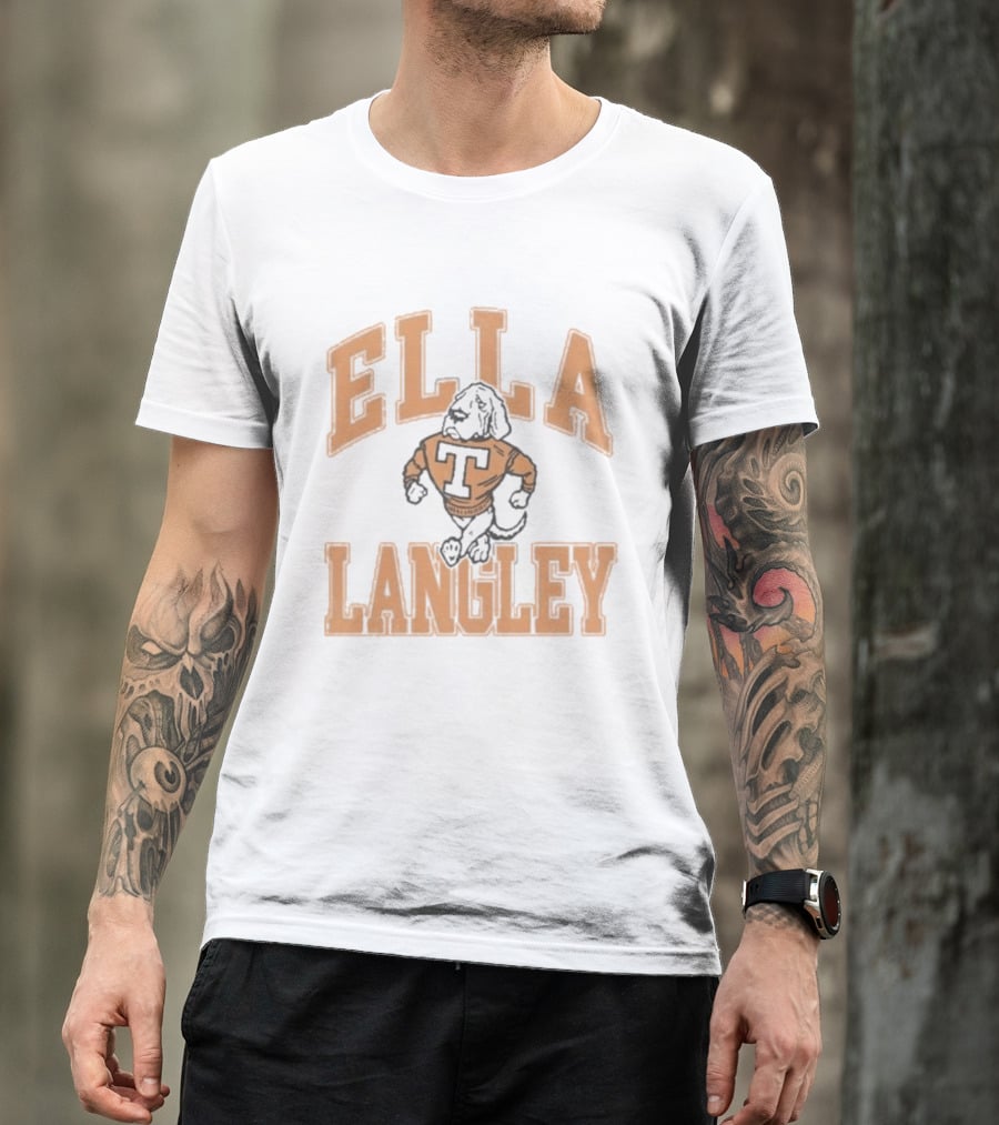 Ella Langley Live At Food City Center Knoxville With Iconic Tennessee Mascot T T-Shirt