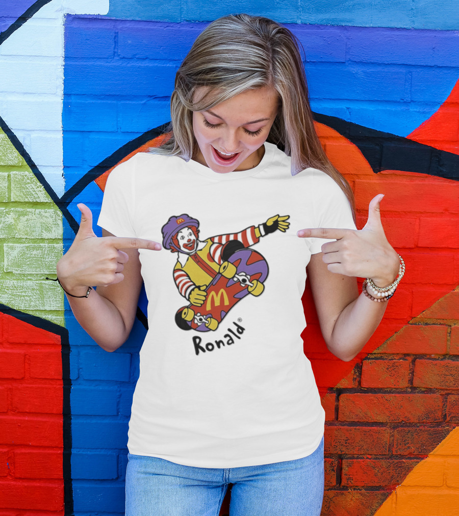 Ronald McDonald Skateboarding McDonald's Fun T-Shirt