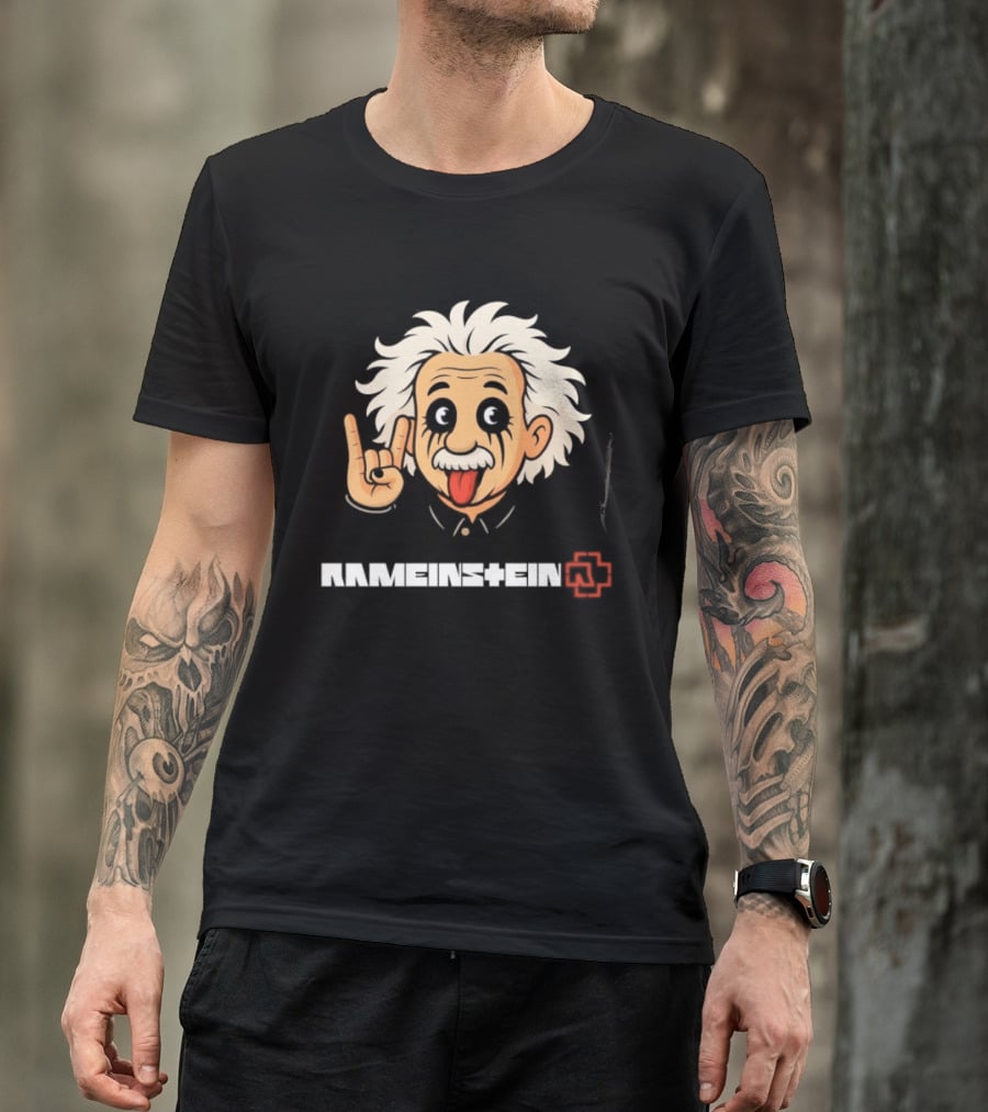 Rammstein Einstein Rock Metal Mashup Iconic Fusion T-Shirt