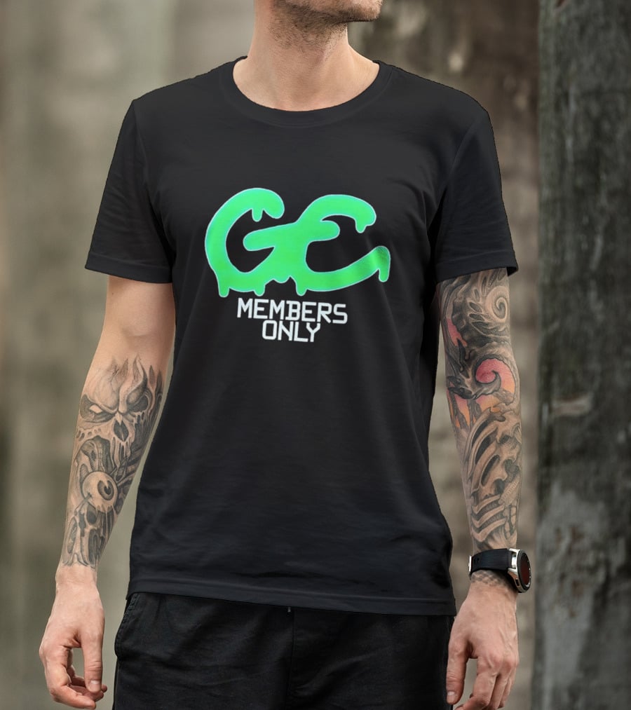 GC Members Only Slime Green Dripping T-Shirt