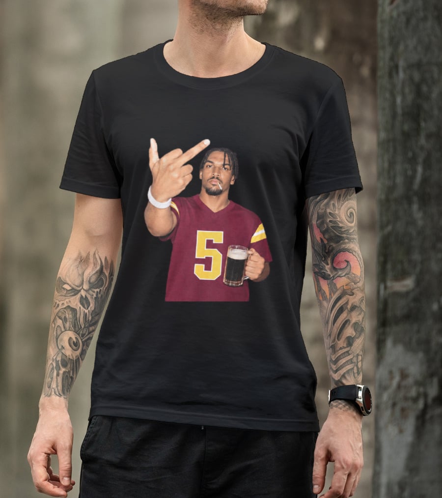 Jayden Daniels Middle Finger T-Shirt