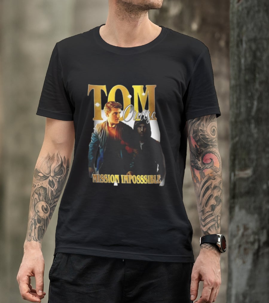 Tom Cruise Mission Impossible Two Men Standing Wearing Jackets T-Shirt