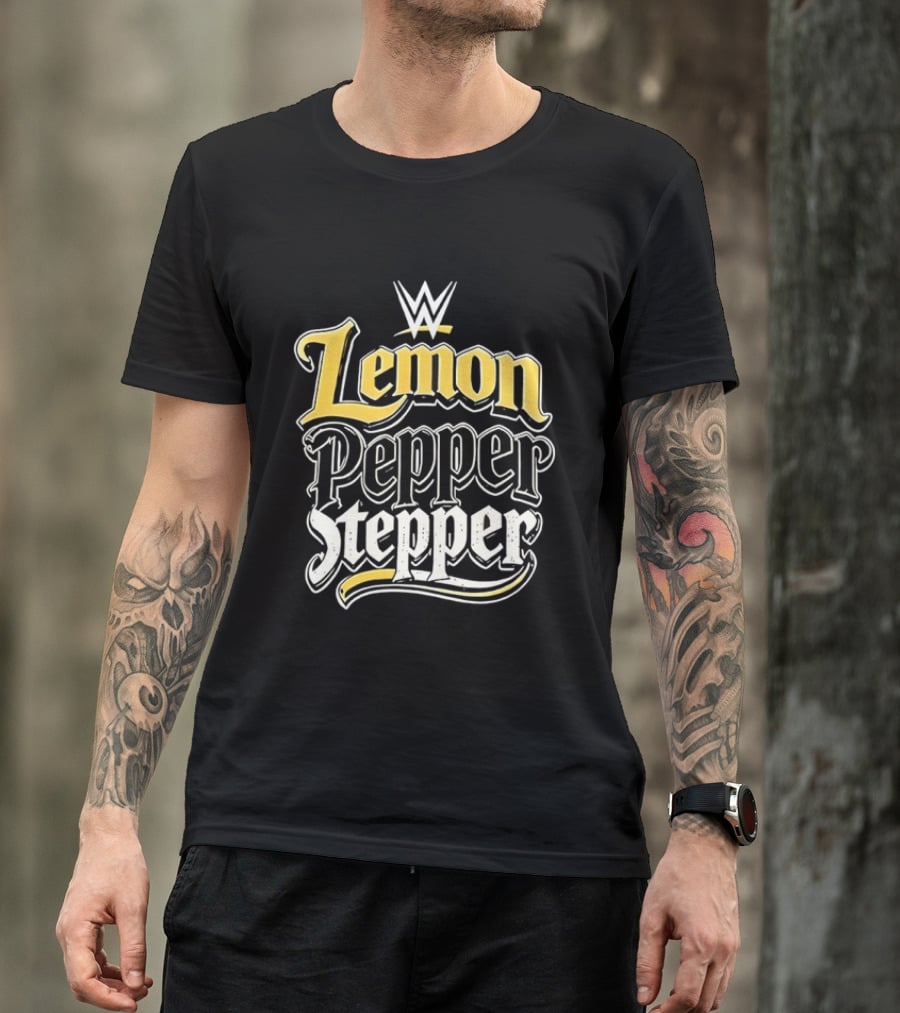 WWE Lemon Pepper Stepper Wrestling Merchandise T-Shirt