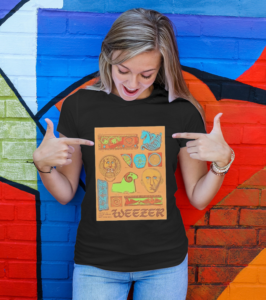Weezer Detroit Little Caesars Arena September 27 2024 T-Shirt
