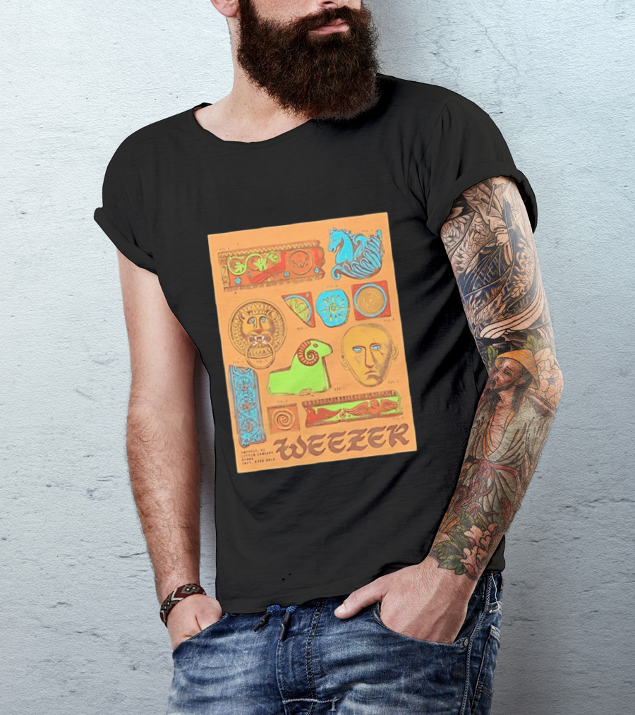 Weezer Detroit Little Caesars Arena September 27 2024 T-Shirt