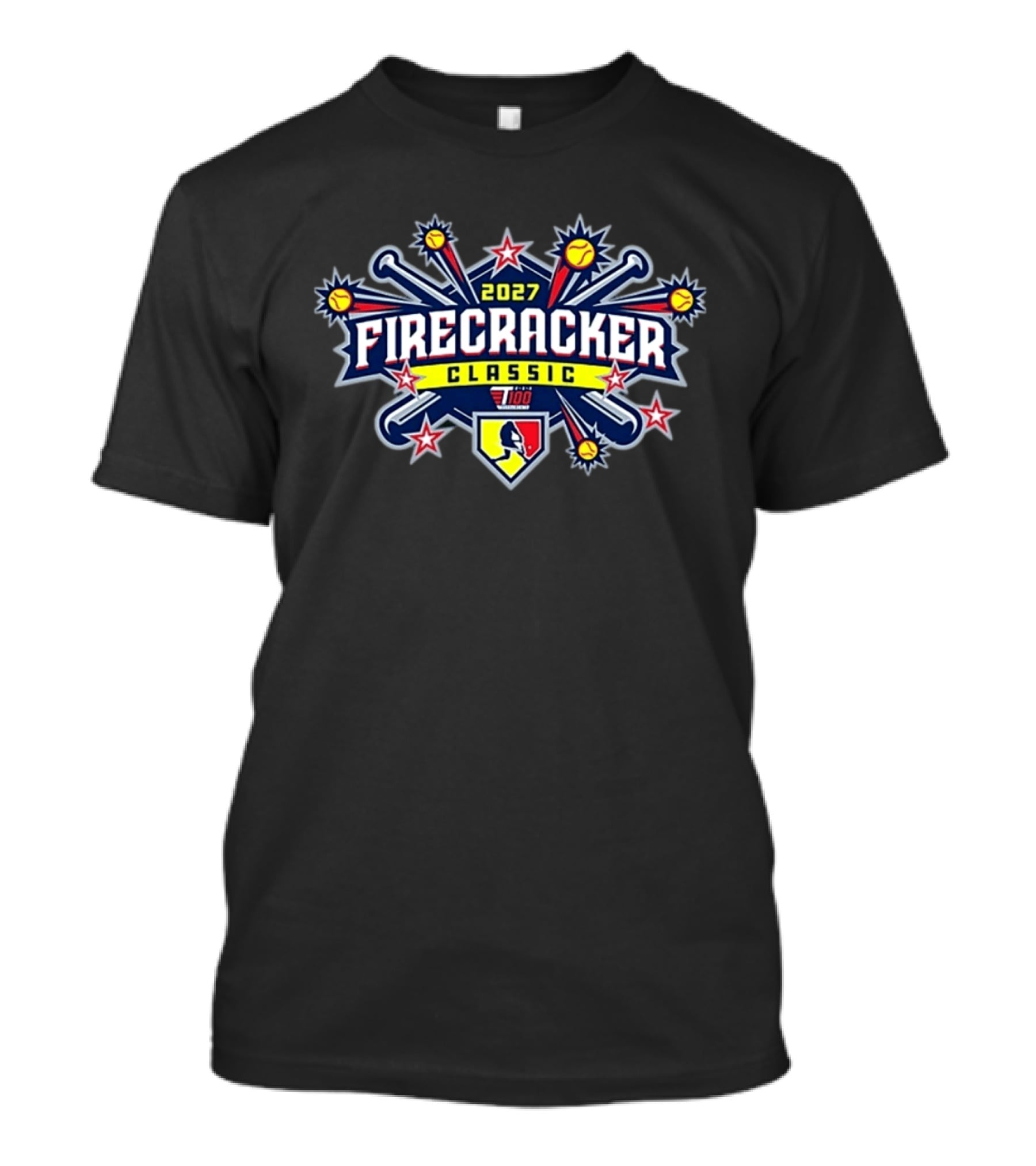 2027 Firecracker Classic Softball Tournament USA Power 100 T-Shirt