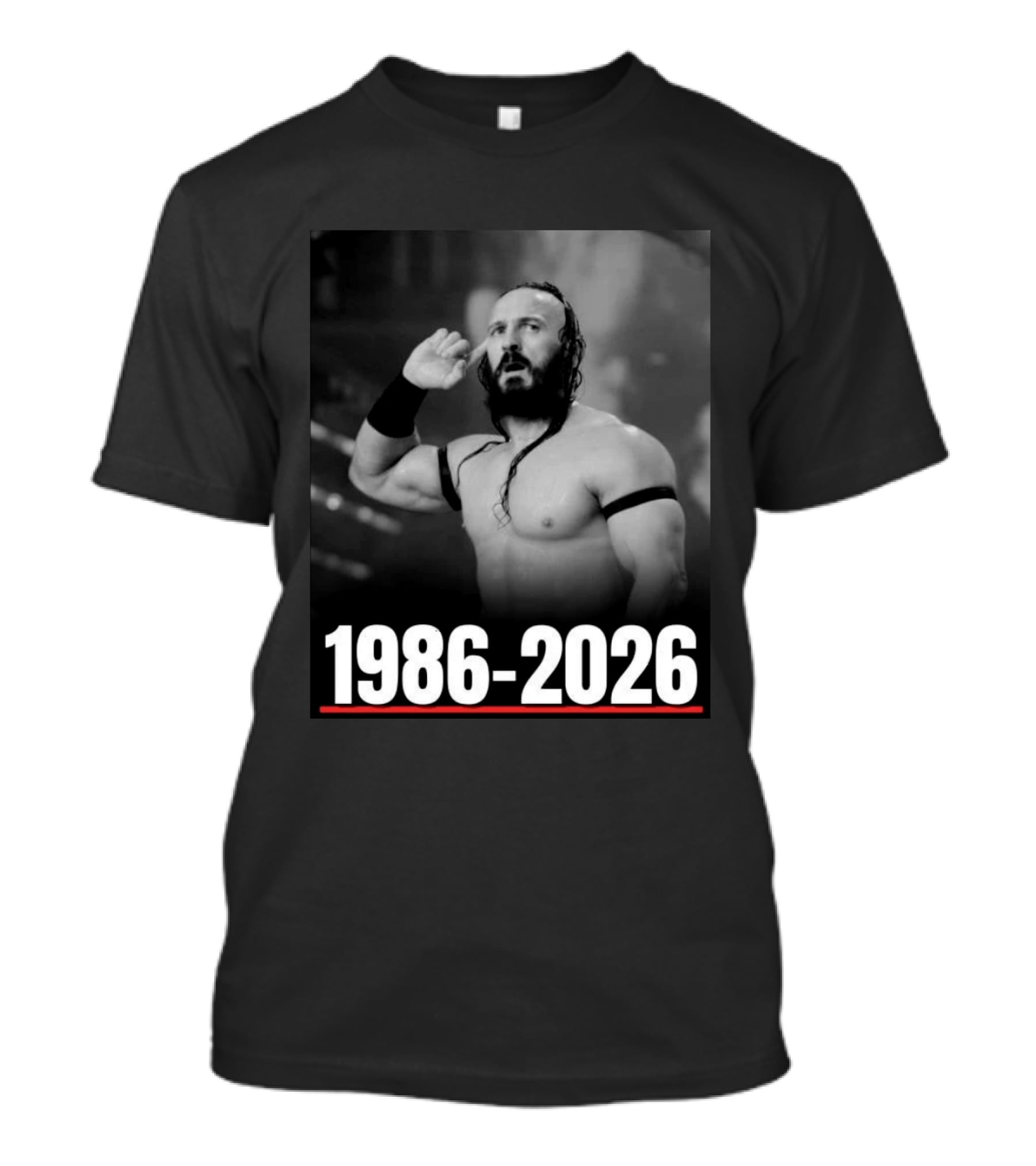 AEW Announced That Benjamin Satterley Known As Pac Passed Away 1986 2026 T-Shirt