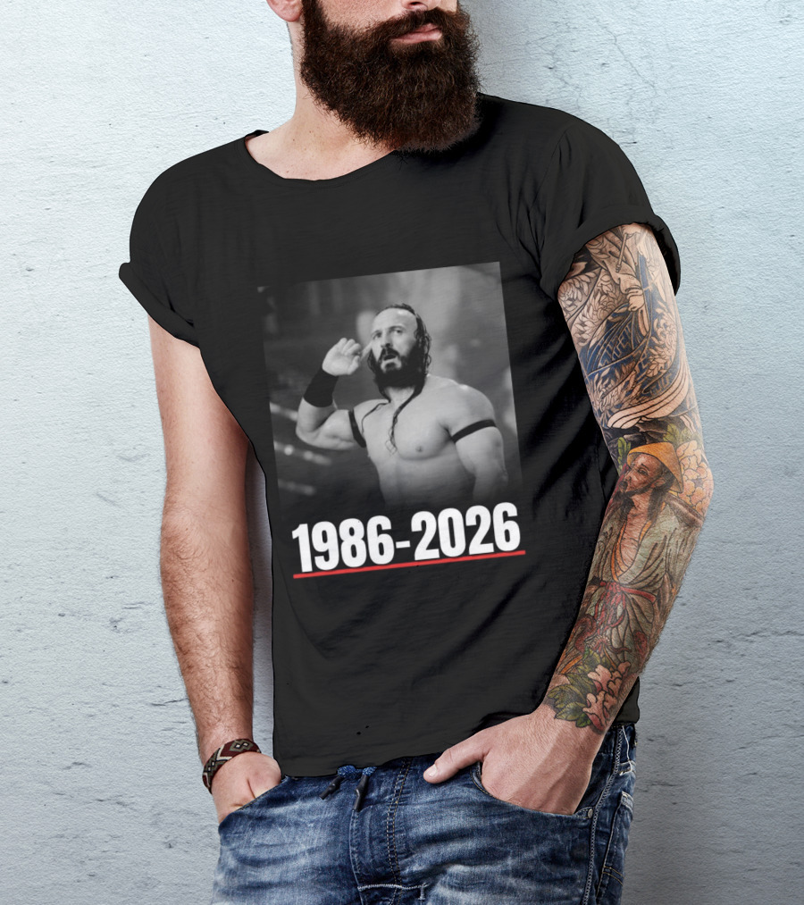 AEW Announced That Benjamin Satterley Known As Pac Passed Away 1986 2026 T-Shirt