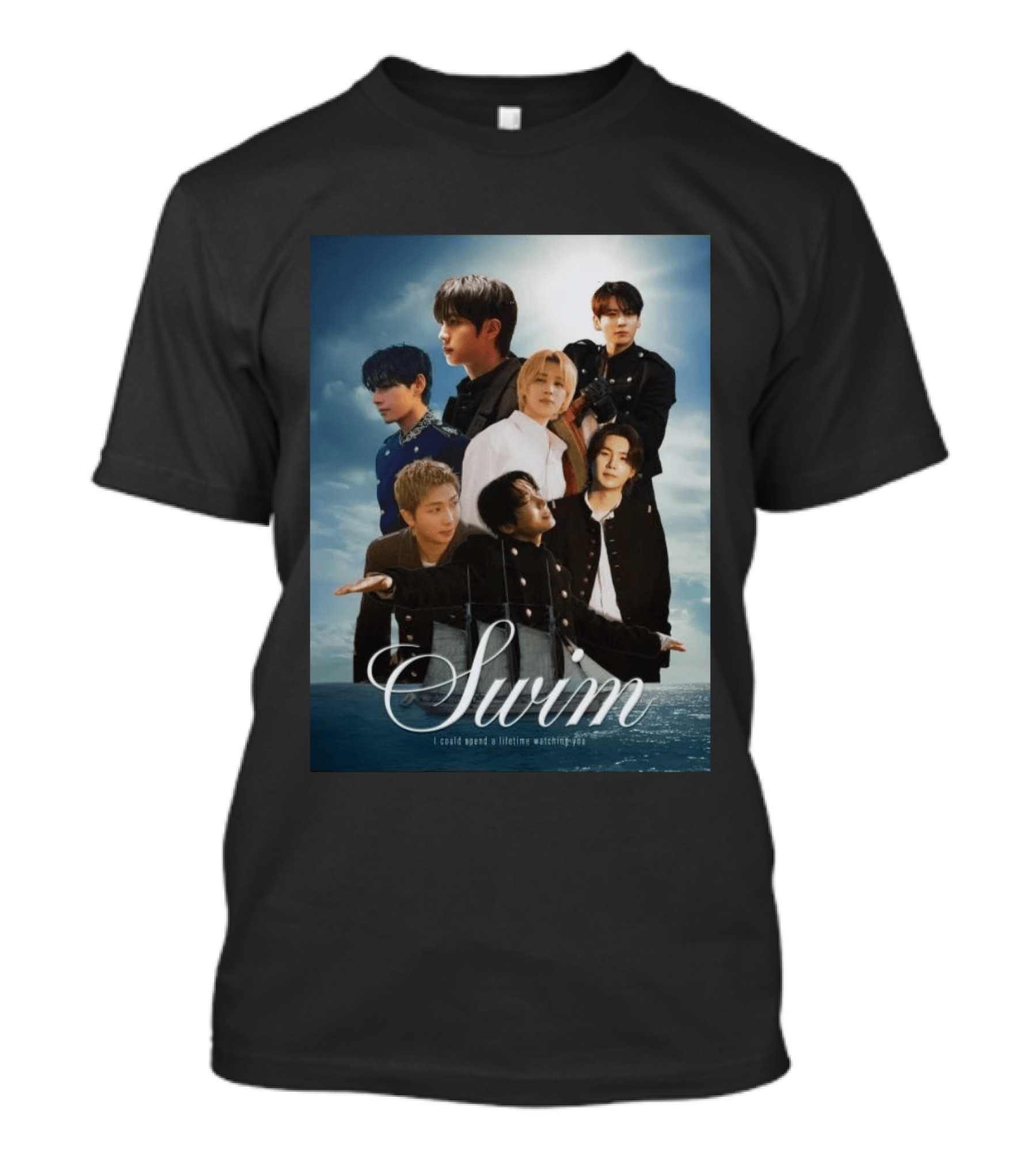 BTS Swim Song Of The Year VMAs Image With 'I Could Spend A Lifetime Ing You T-Shirt