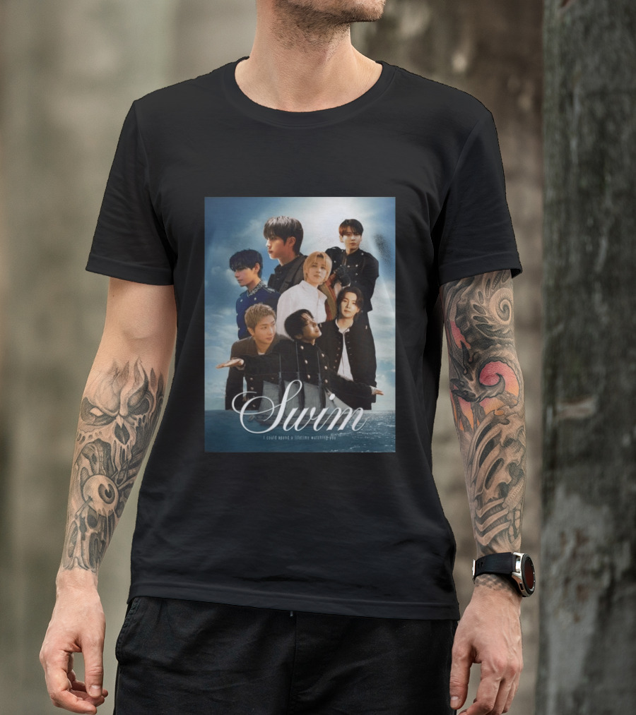 BTS Swim Song Of The Year VMAs Image With 'I Could Spend A Lifetime Ing You T-Shirt