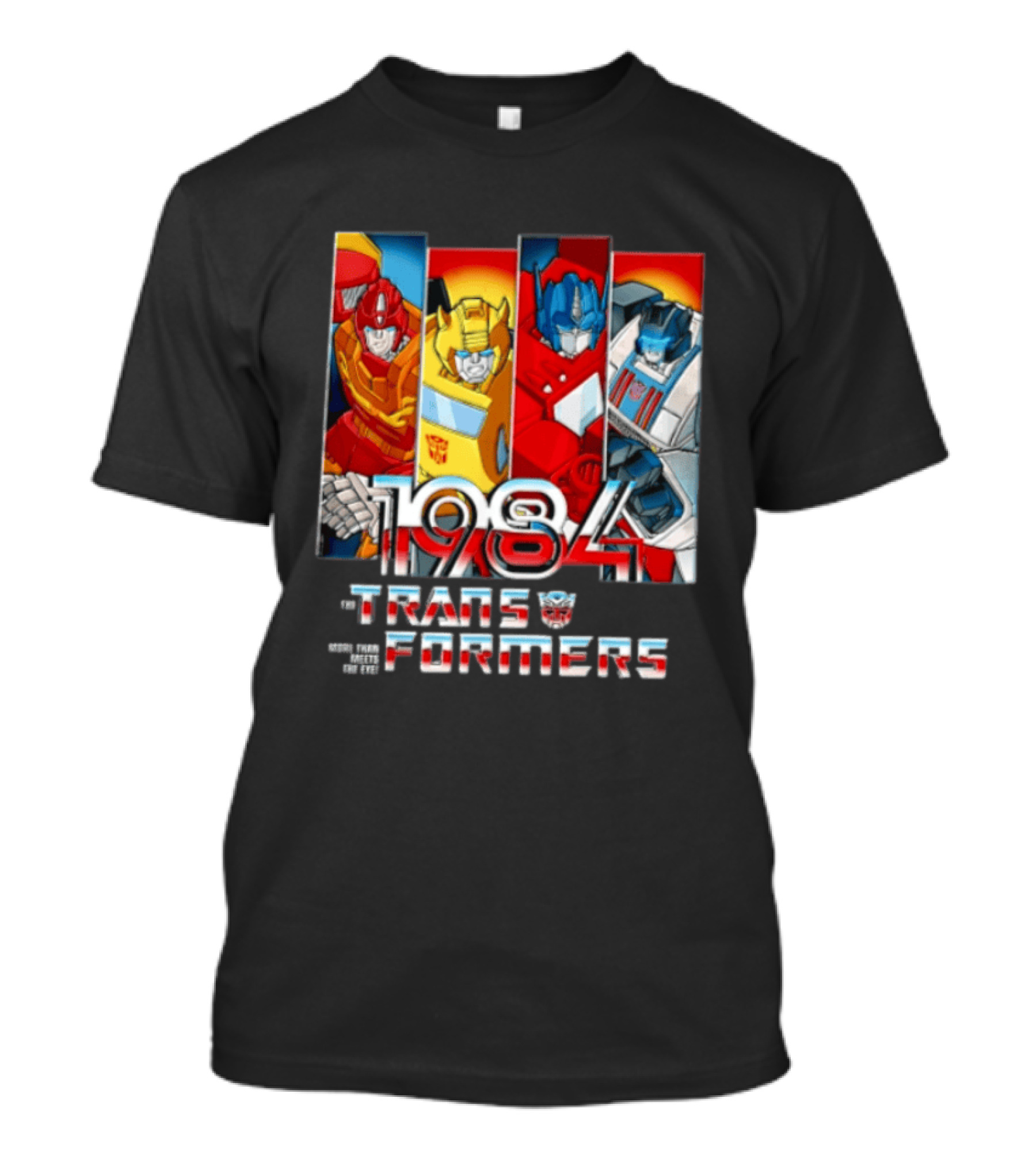 Transformers 1984 Hot Rod Bumblebee Optimus Prime Prowl Classic Characters T-Shirt