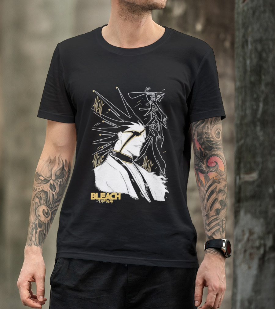 Kenpachi Zaraki Bleach Thousand Year Blood War Fan Art Character Sketch T-Shirt