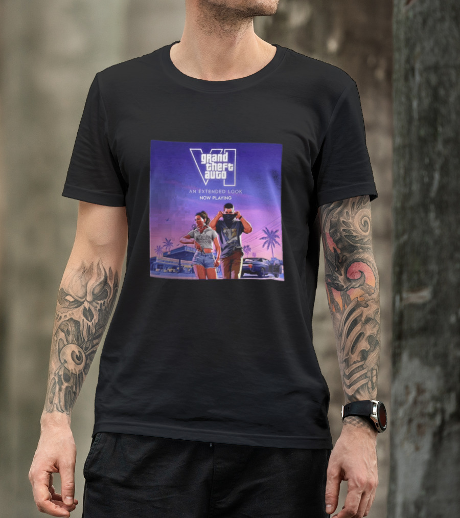 Grand Theft Auto VI Lucia Jason An Extended Look Now Playing T-Shirt