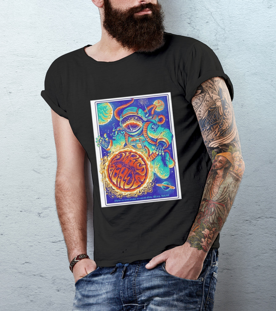 Dip Heads Astronaut Space Art August 23 2026 Houston TX Cynthia Woods Mitchell Pavilion T-Shirt