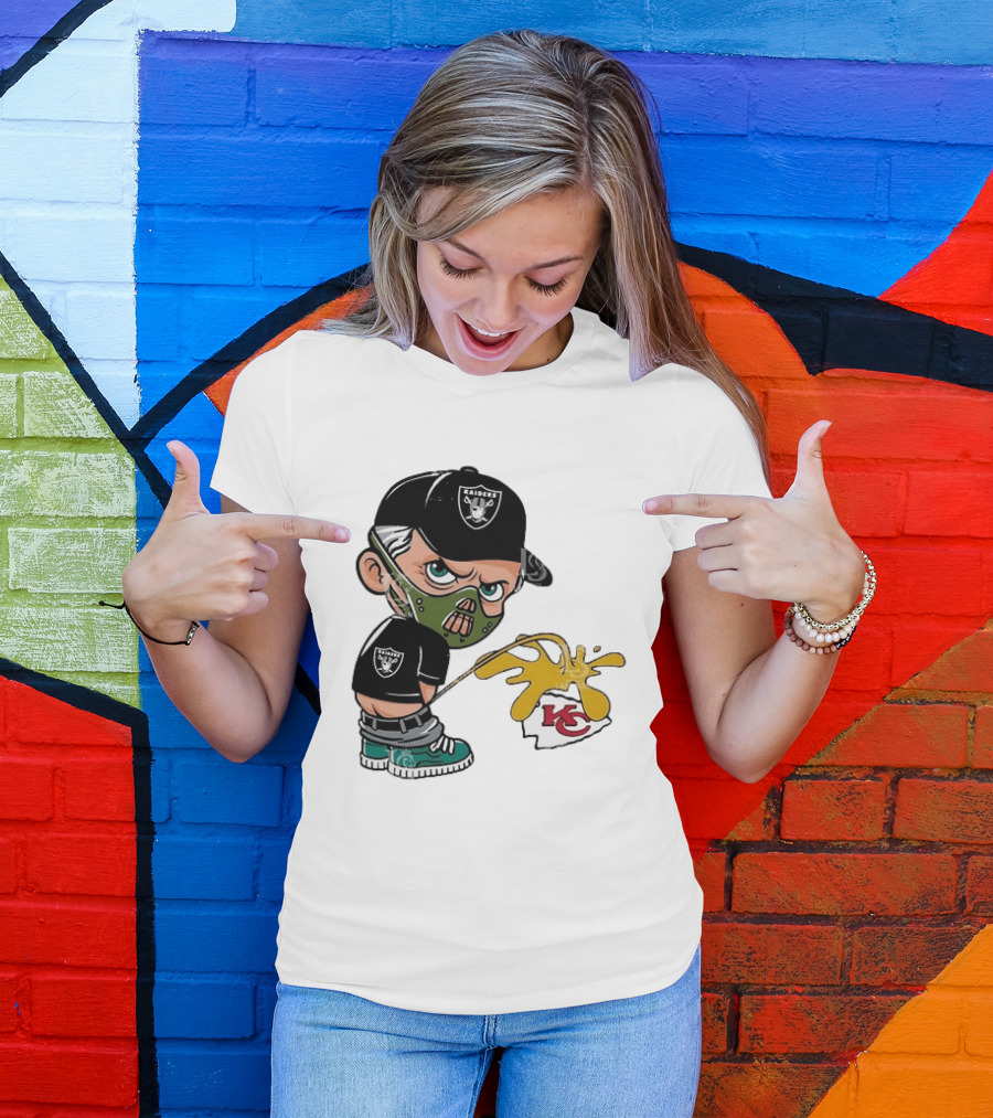 Las Vegas Raiders Fan Prank On Kansas City Chiefs Rivalry T-Shirt