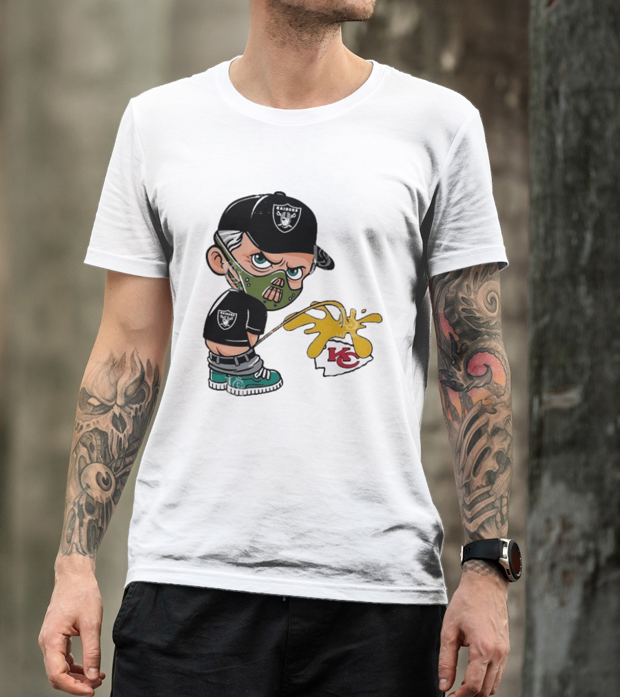 Las Vegas Raiders Fan Prank On Kansas City Chiefs Rivalry T-Shirt