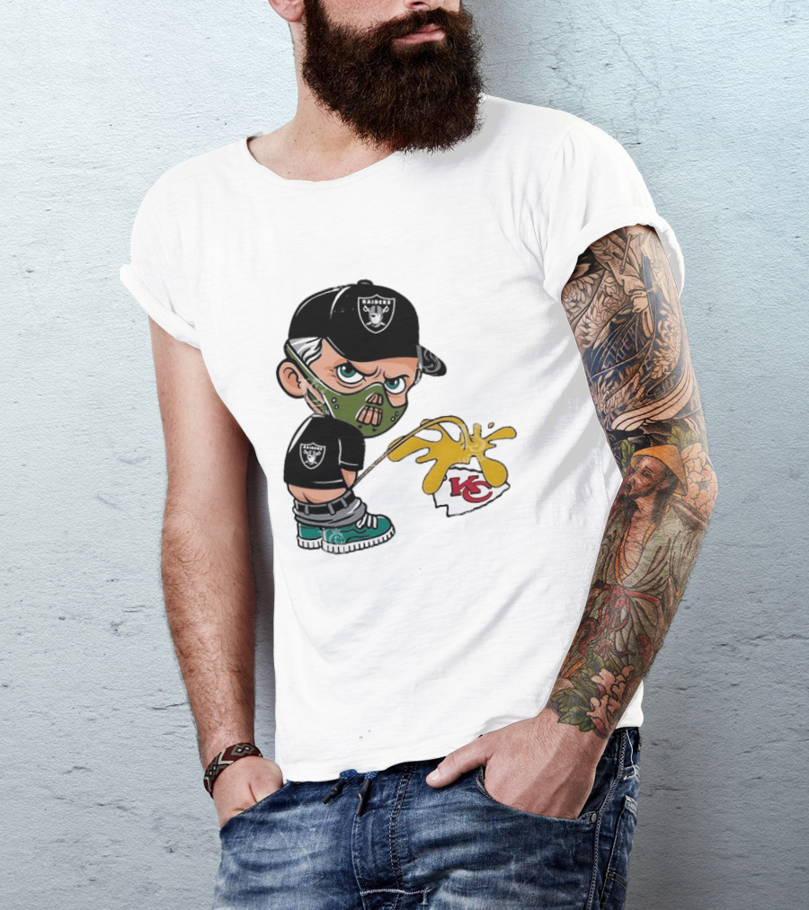 Las Vegas Raiders Fan Prank On Kansas City Chiefs Rivalry T-Shirt