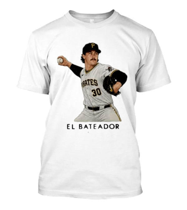 Pittsburgh Pirates Paul Skenes El Bateador Pitcher 30 MLB Baseball T-Shirt