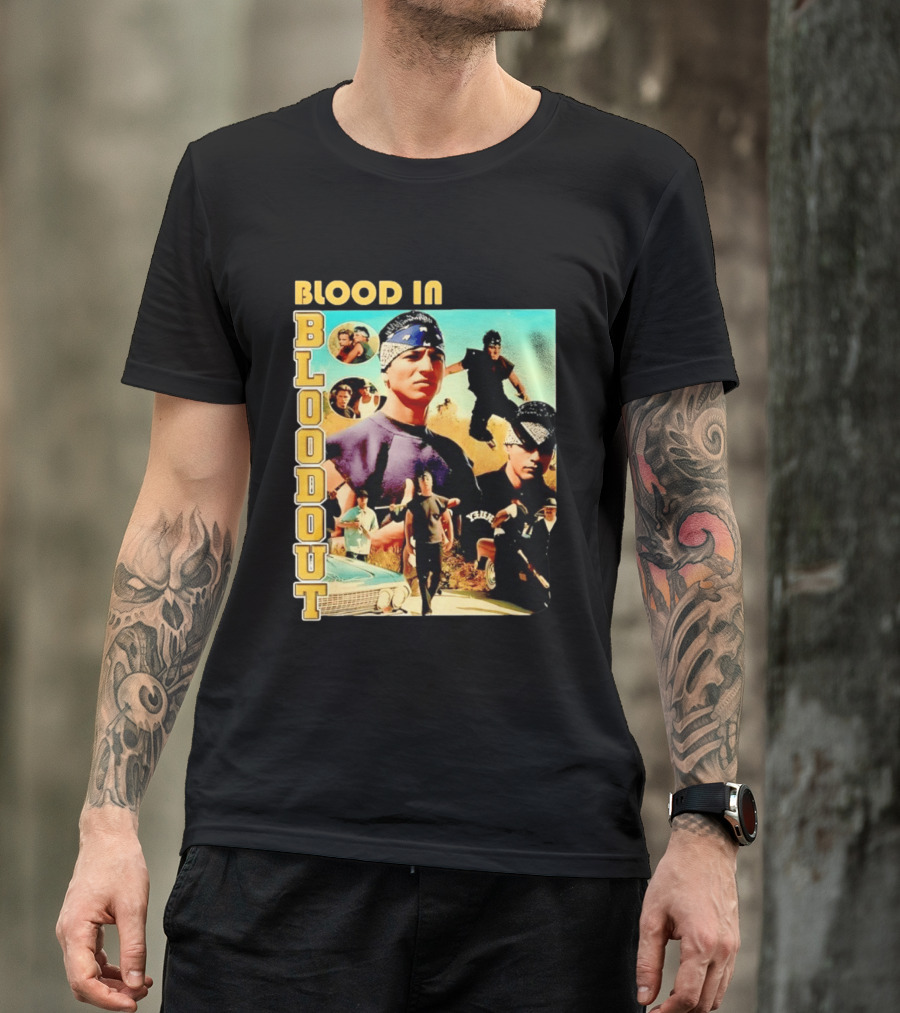 Blood In Blood Out 90s Cult Classic Movie T-Shirt