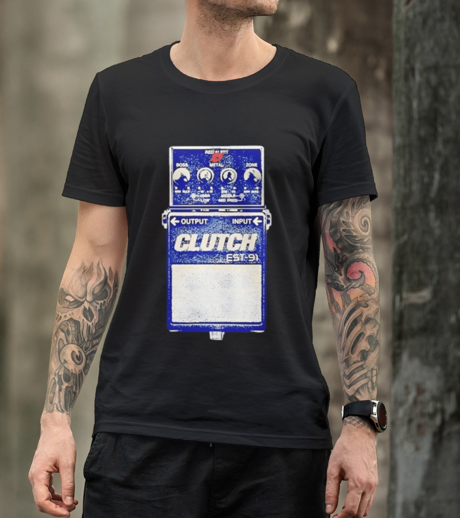 Boss Metal Zone Clutch Est 91 Rock Music Pedal T-Shirt