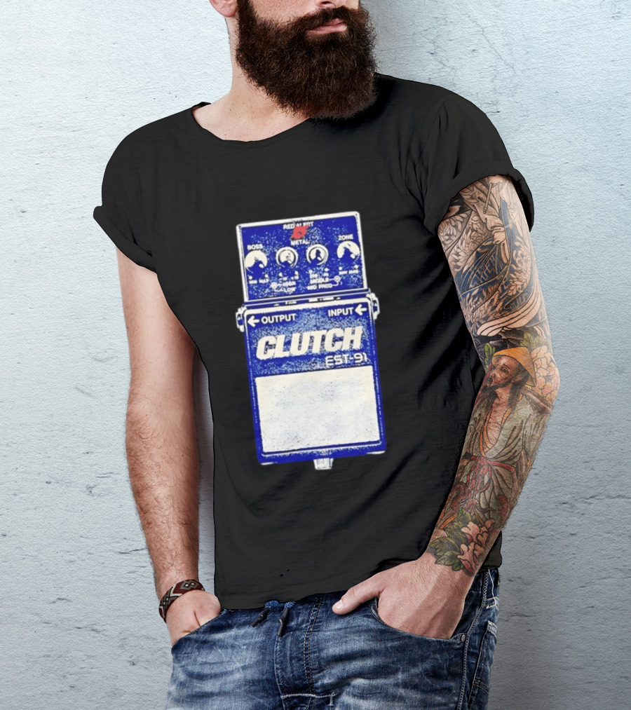 Boss Metal Zone Clutch Est 91 Rock Music Pedal T-Shirt
