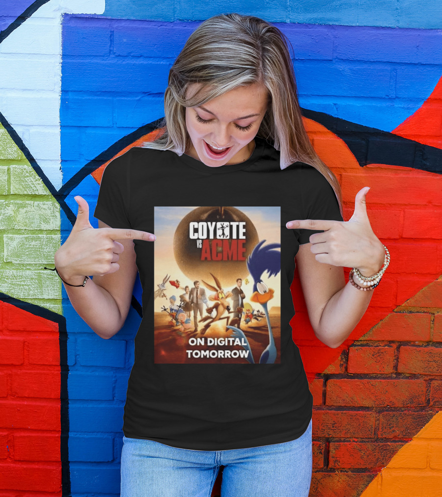 Coyote Vs Acme Digital Release Featuring Iconic Looney Tunes Characters T-Shirt