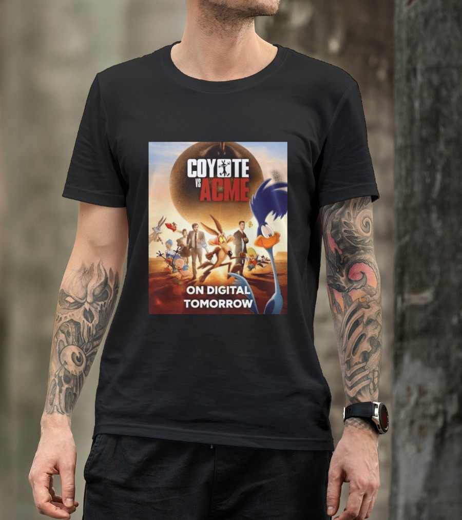 Coyote Vs Acme Digital Release Featuring Iconic Looney Tunes Characters T-Shirt