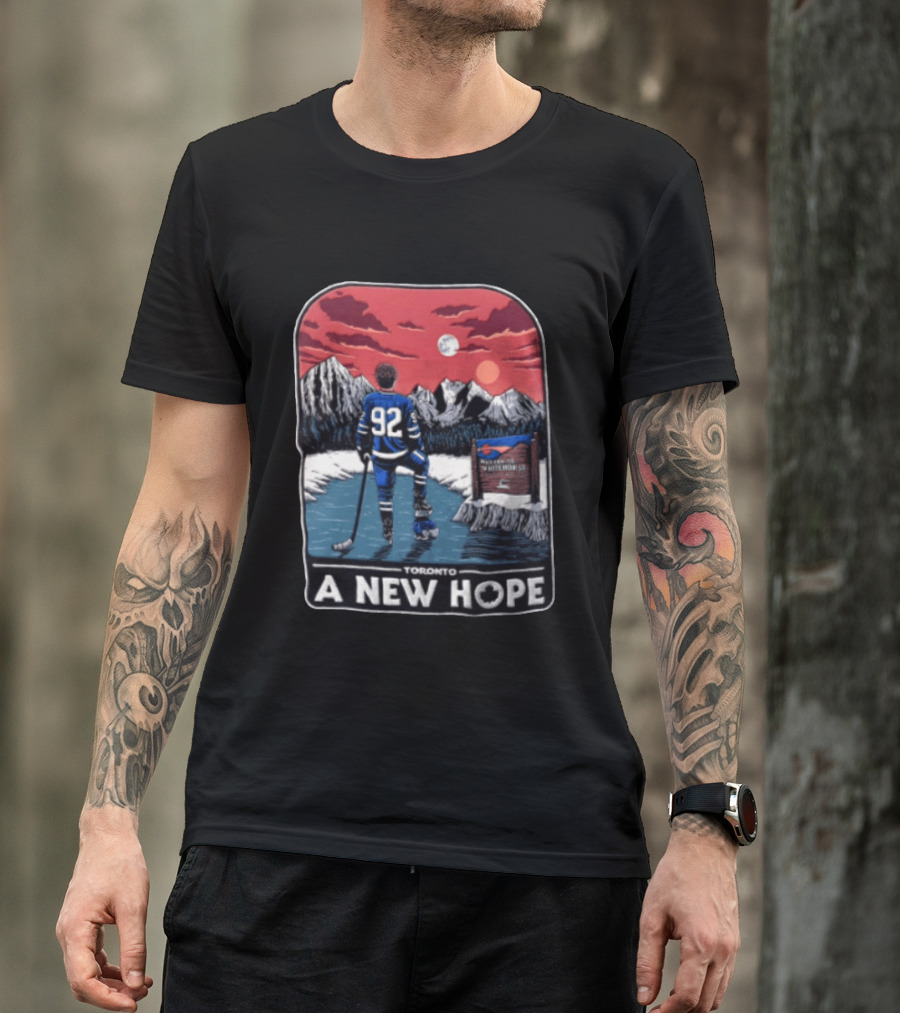 Toronto A New Hope 92 NHL Hockey Sunset Mountain Scene T-Shirt
