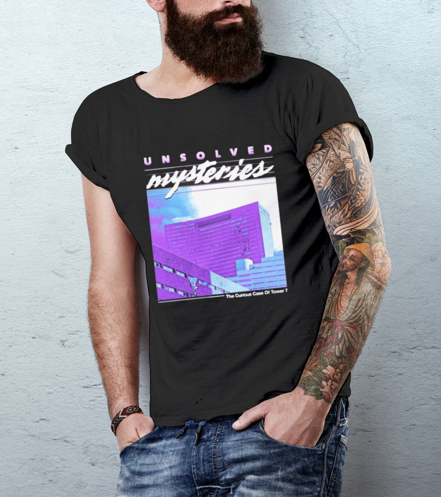 Unsolved Mysteries The Curious Case Of Tower 7 Retro Building T-Shirt