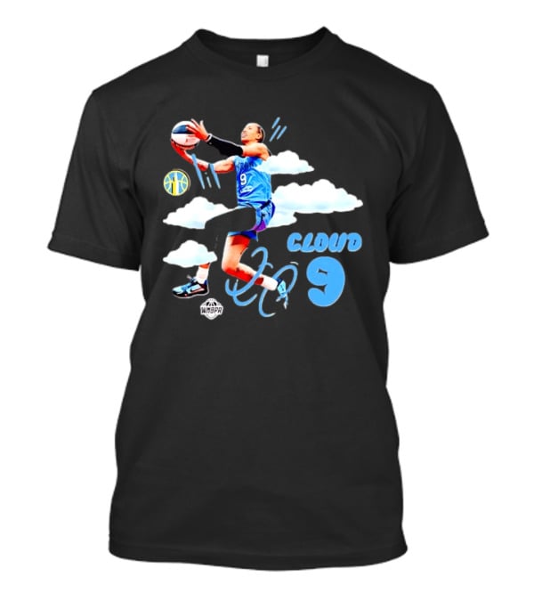 Natasha Cloud 9 Chicago Sky WNBA Basketball T-Shirt