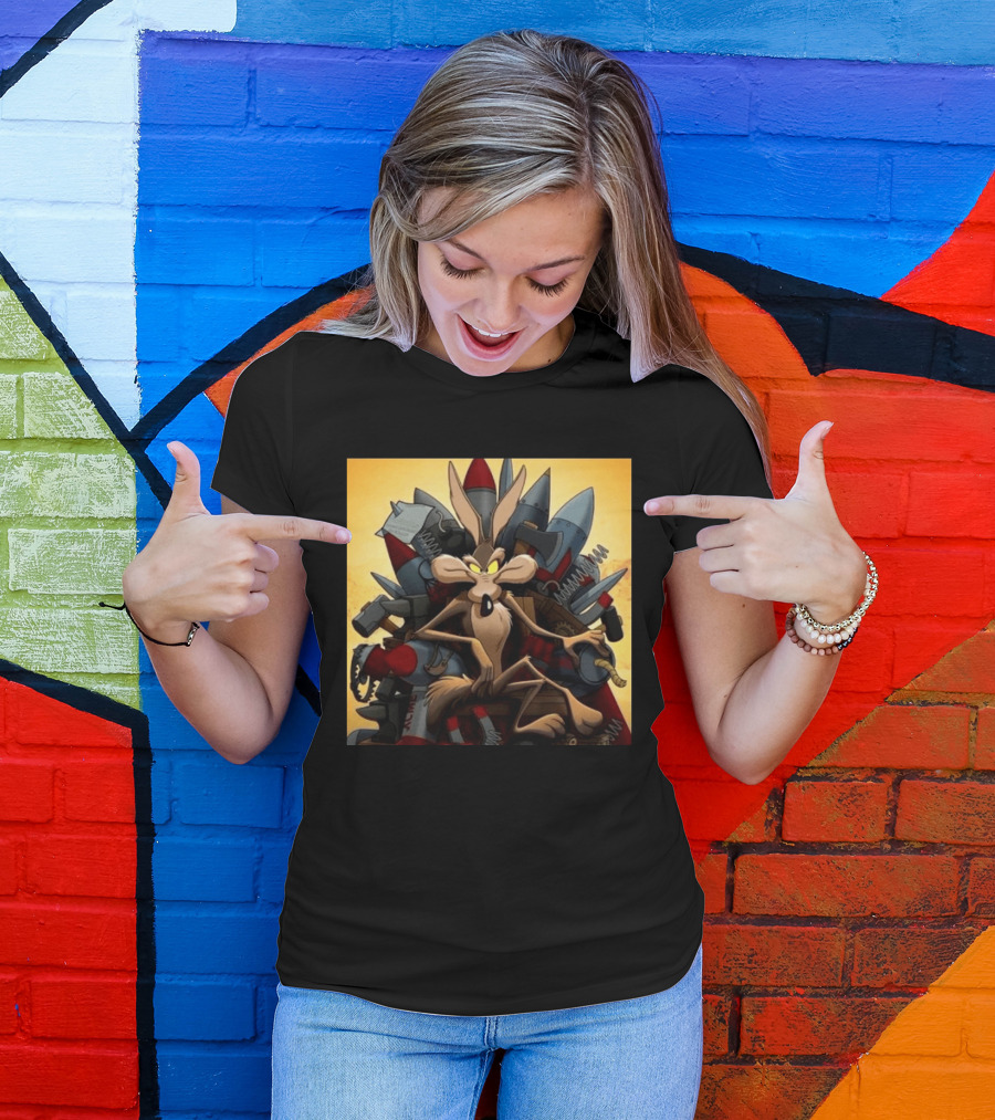 Wile E. Coyote Acme Rockets Digital Release Tomorrow T-Shirt