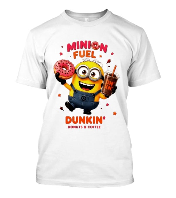 Minion Fuel Dunkin' Donuts Coffee Minions Donut Drink T-Shirt