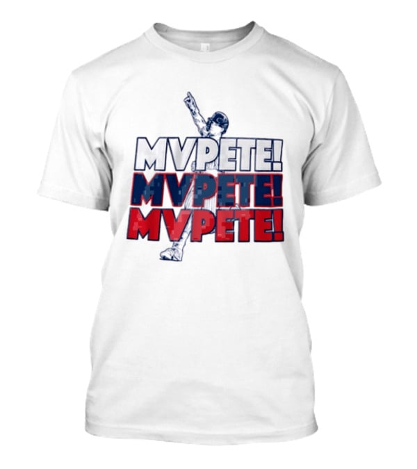 Pete Alonso New York Mets MLB Mvpete The Players Baseball T-Shirt