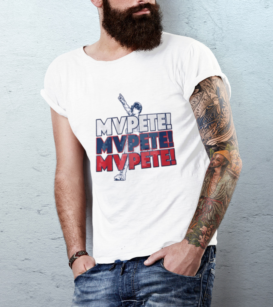 Pete Alonso New York Mets MLB Mvpete The Players Baseball T-Shirt