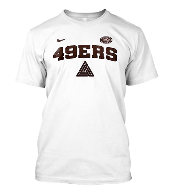San Francisco 49ers C Brown Nike Triangle Collaboration T-Shirt