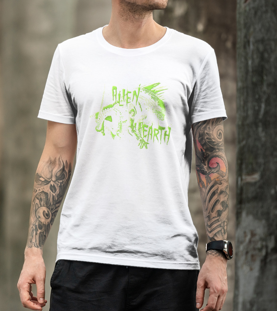 Alien Earth Xenomorph Creature Legendary Movie Monster T-Shirt